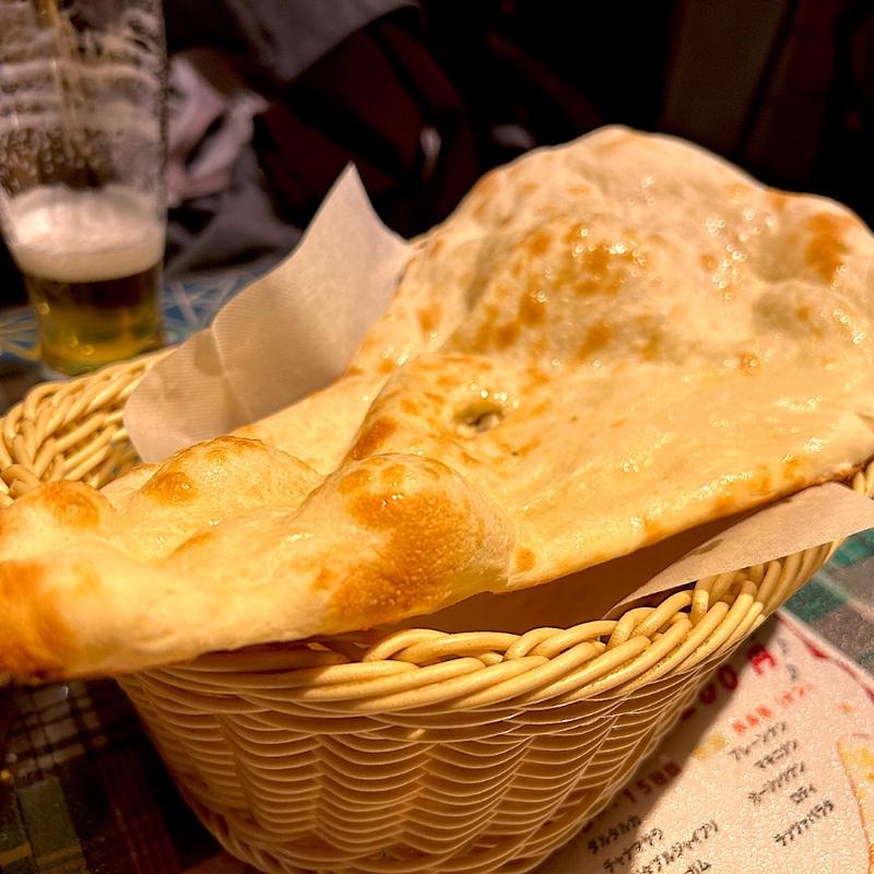 お替わりプレーンナン(ハーフ)(アシルワード )