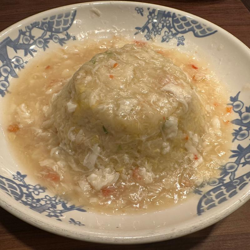 本ずわい蟹あんかけチャーハン(バーミヤン 西宮北口店)