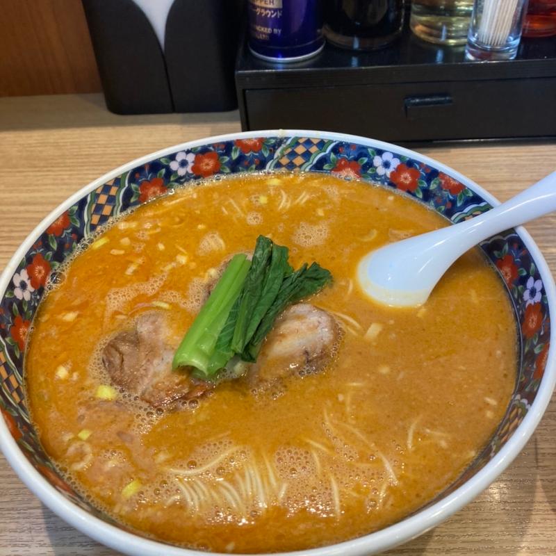 厚切りチャーシュー担々麺(寿限無担々麺上野店)