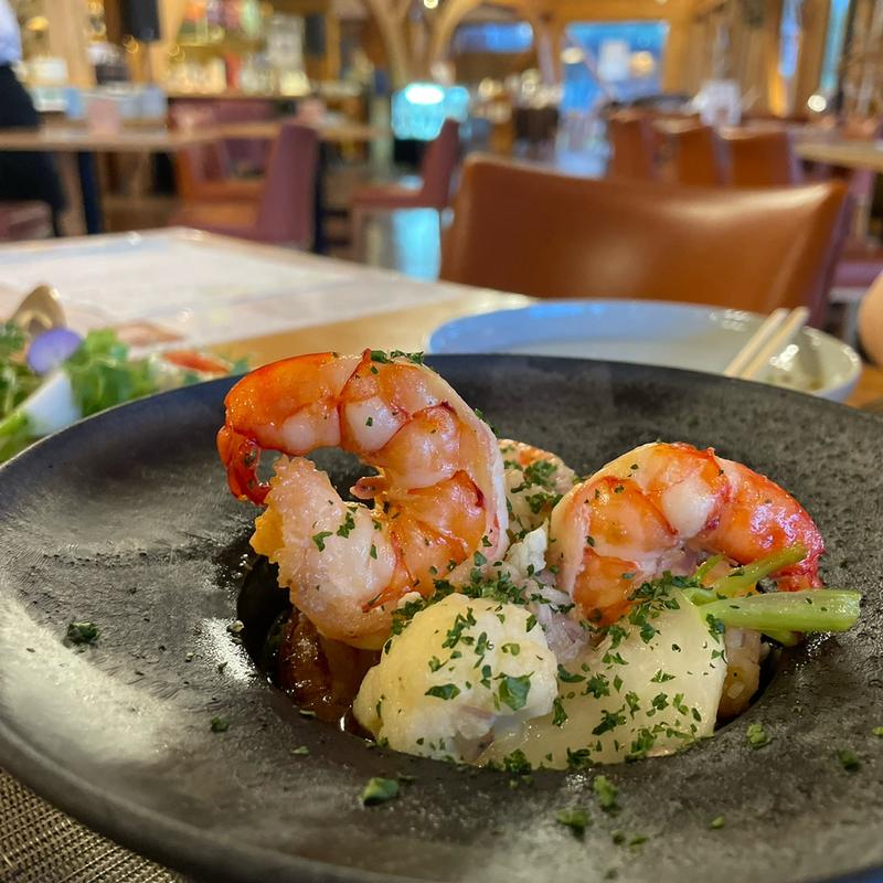 小海老のアヒージョ(ルピシア ニセコ )