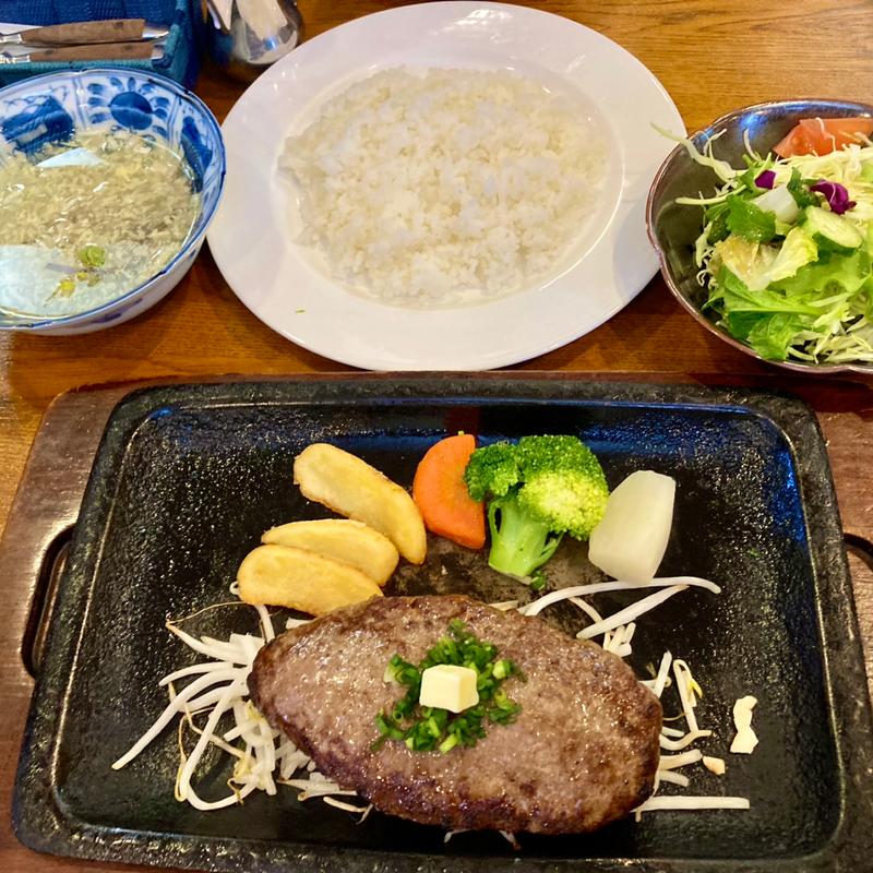 和牛入りハンバーグ200g(日光 レストランえんや)