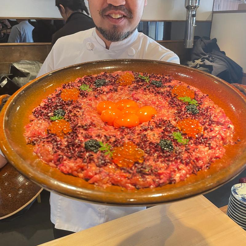 特製ユッケ(焼肉 うしみつ一門 目黒店)