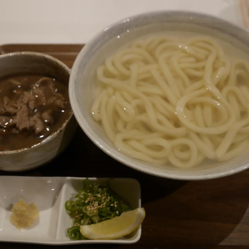 牛肉釜揚げうどん(ひだりうま )