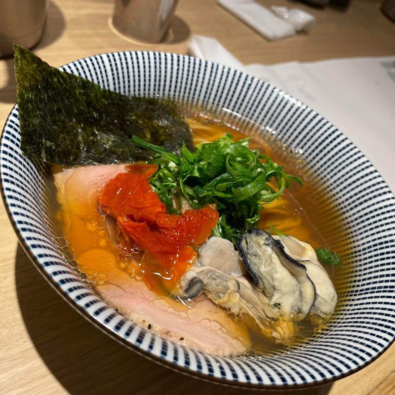 牡蠣そば(中華蕎麦 おか部)