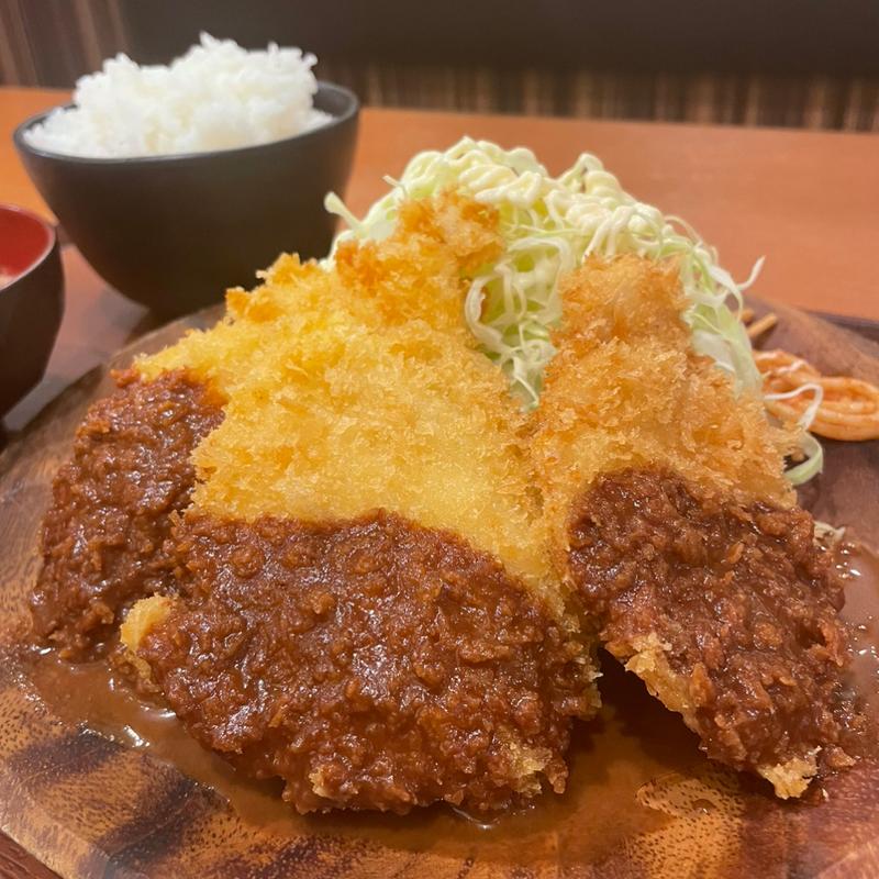 チキンカツ定食(3枚)(元祖からあげ本舗 ヤマタケ 名張店)
