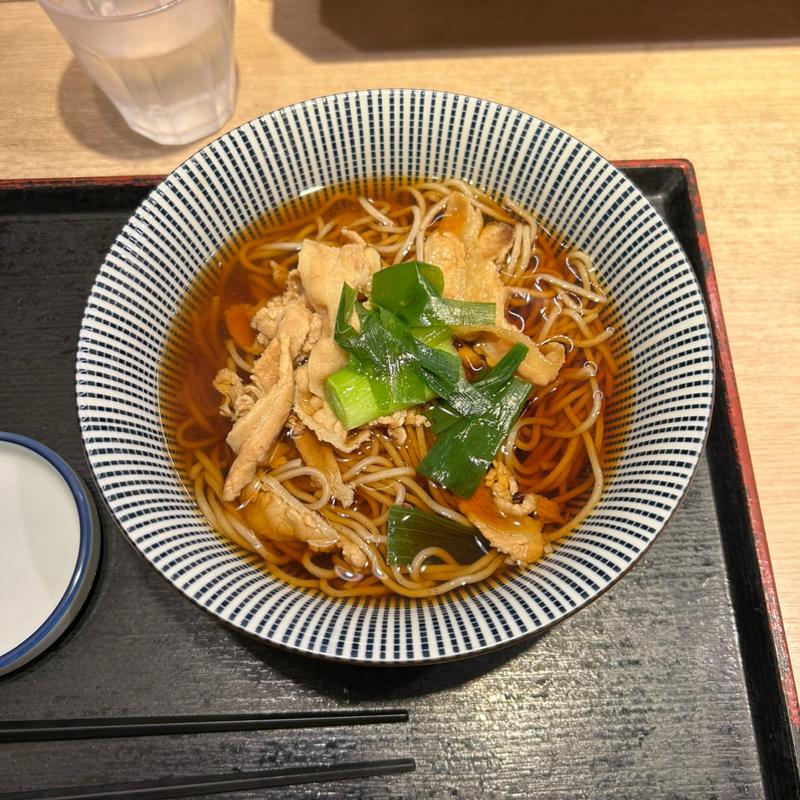 柚子七味香る九条ネギと豚そば(そばいちエキュート赤羽店)