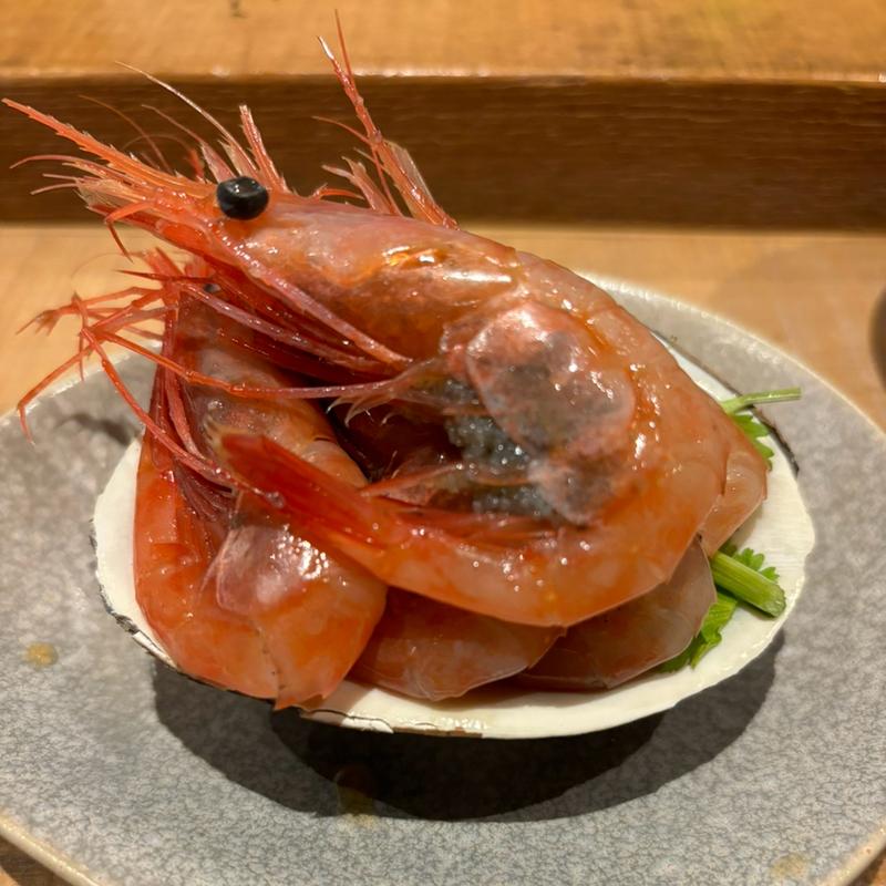 甘海老の紹興酒漬け(tsugumi)