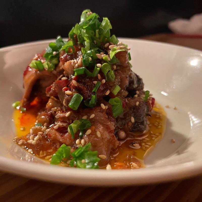 おつまみタコのXO醤(十六公厘 （ジュウロクミリ）)