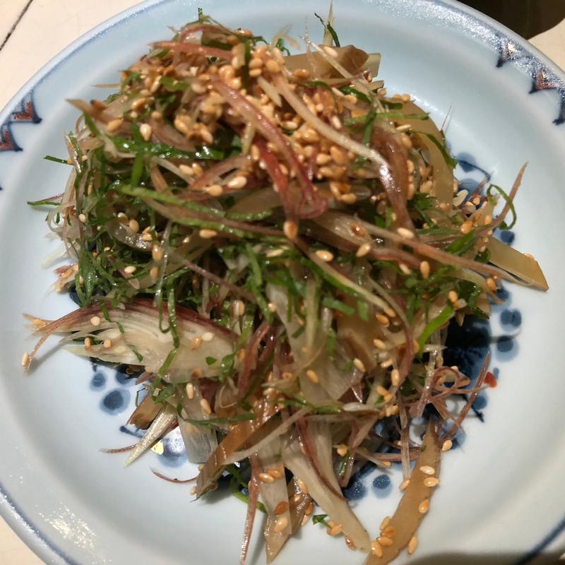 ミョウガのサラダ(コンフォテーブル エビス （COM FOR TABLE EBISU）)