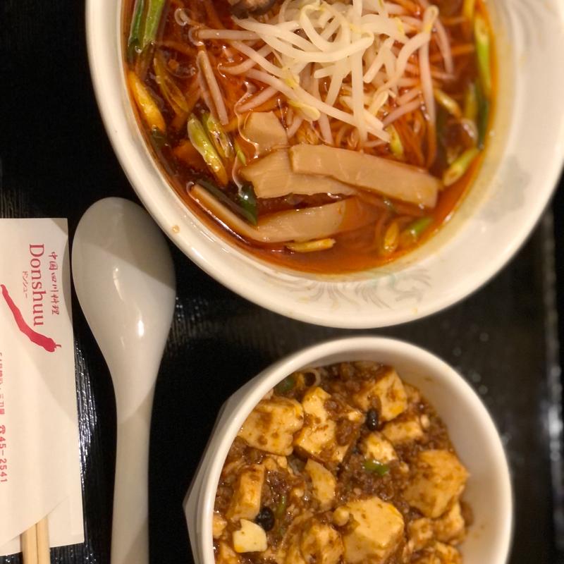 四川ラーメンとミニ麻婆丼のセット(ドンシュー （DonShuu）)