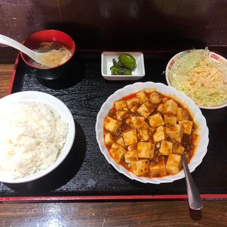 麻婆豆腐定食(中華料理 八福 戸頭店)