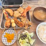 串かつランチセット(串酒場 まいど１号)
