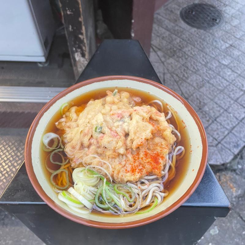 天ぷらそば(きそば 鈴一（すずいち）)