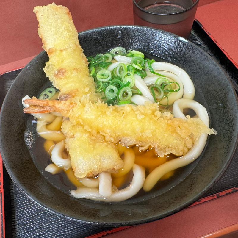 海老天ちくわうどん(そば うどん 潮屋 梅田店)