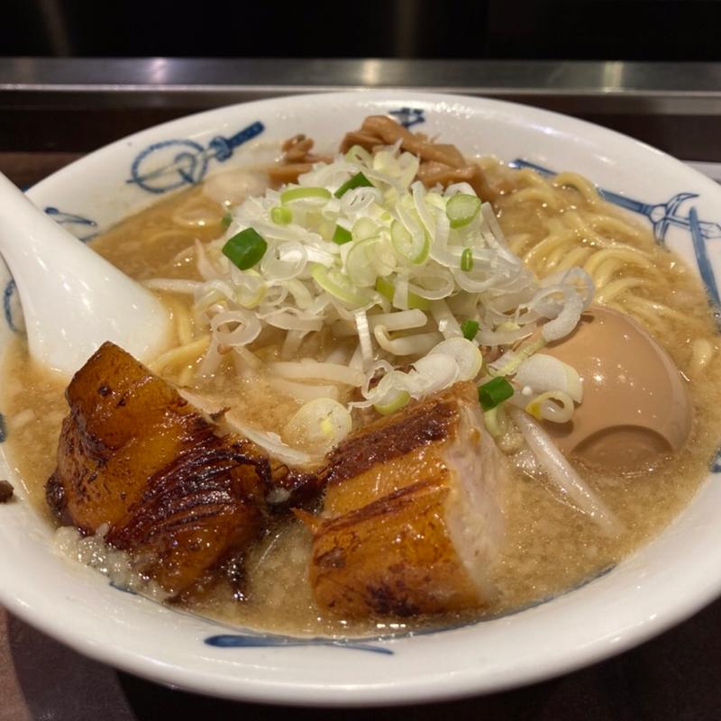 味玉角煮らーめん(渋谷 麺屋武蔵 武骨外伝)