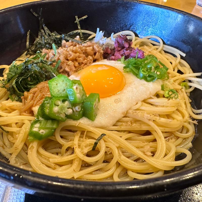 月見とろろと納豆のねばねば(五右衛門 京都伏見店 )