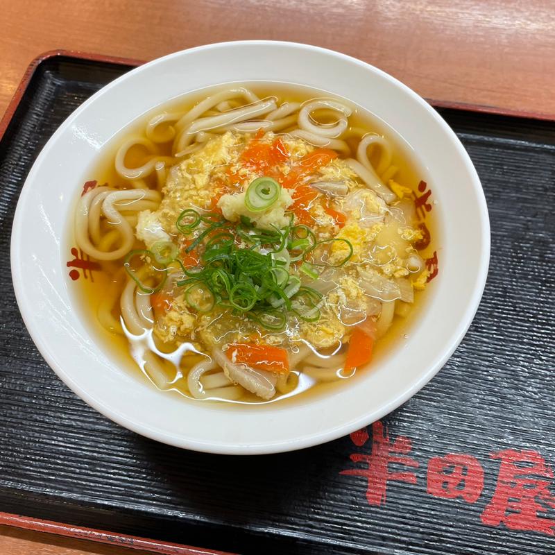 かきたまとろみうどん(大衆食堂 半田屋 箱堤店 )