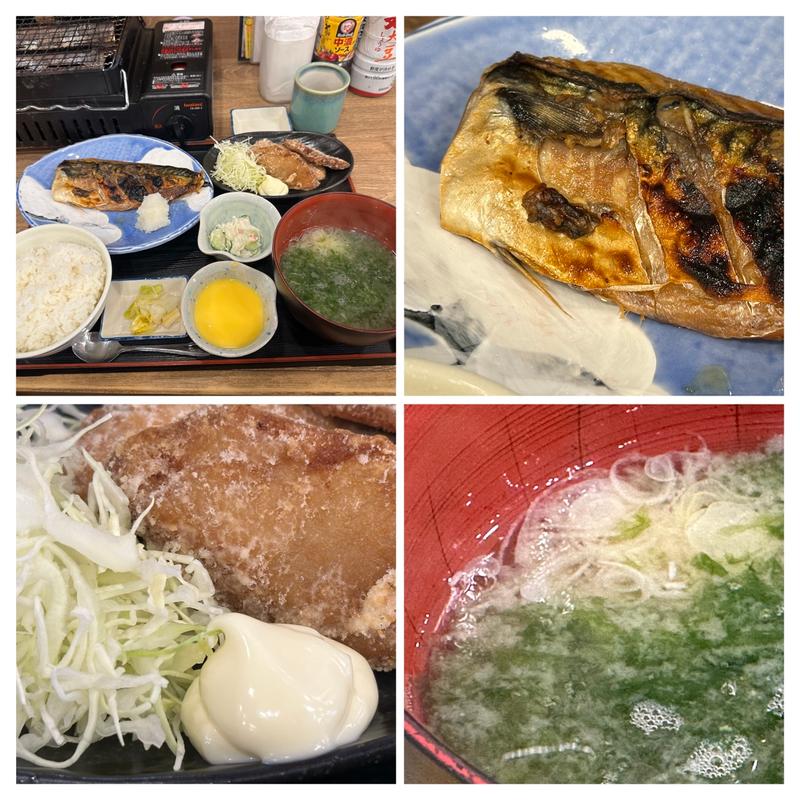 サバ塩定食(磯丸水産 鶴ヶ峰北口店)
