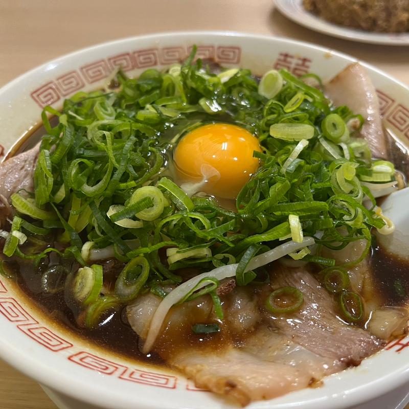 特大新福そば(ねぎ多め)(新福菜館 府立医大前店 （しんぷくさいかん ）)