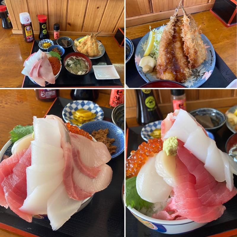 五色丼 いわしフライ付き(浜めし)