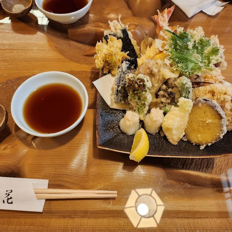 天婦羅盛合せ(蕎の花)