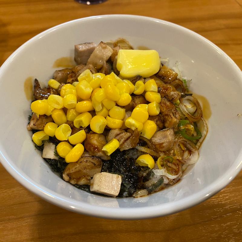 コーンバターチャーシュー丼(からみそラーメンふくろう 弥富店)