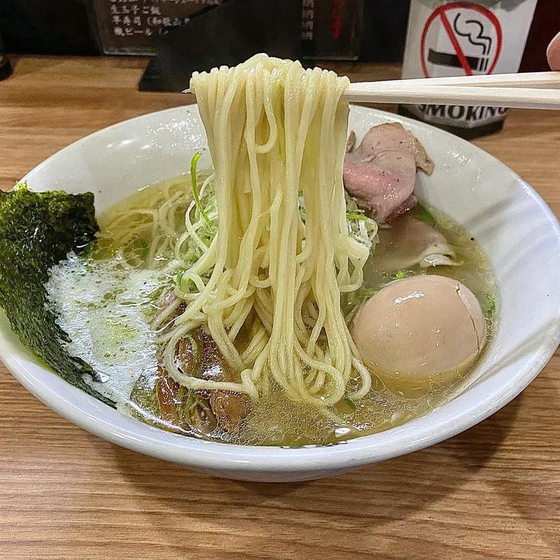 山葵ラーメン 〆ご飯付き(麺屋 丈六)