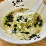 山葵ラーメン 〆ご飯付き(麺屋 丈六)