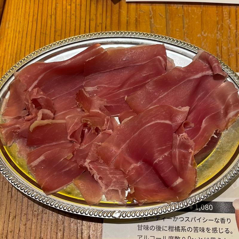 切り立て生ハム(ビッレリア&ピッツェリア ルーチェ （LUCE）)