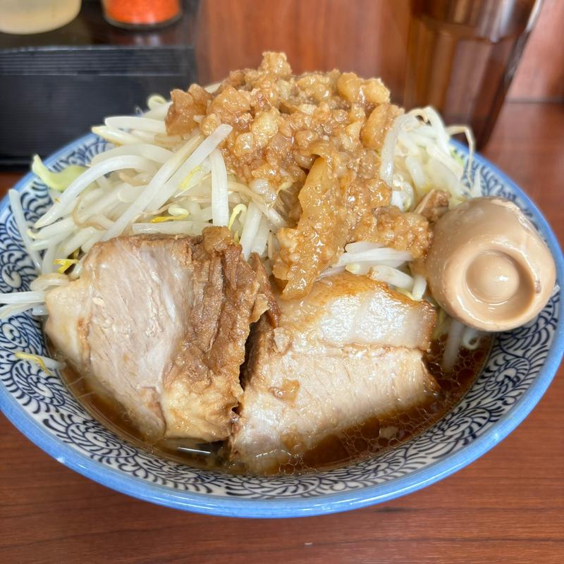 ミニ 味玉、ヤサイマシ(松木　田田)