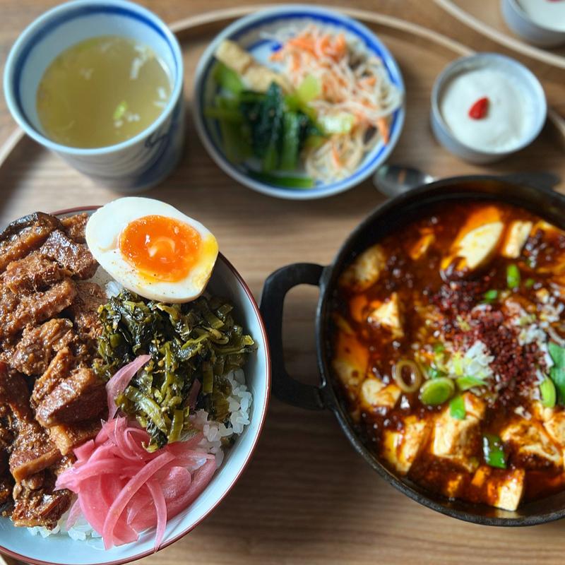 麻婆豆腐定食(かかん 京都店)