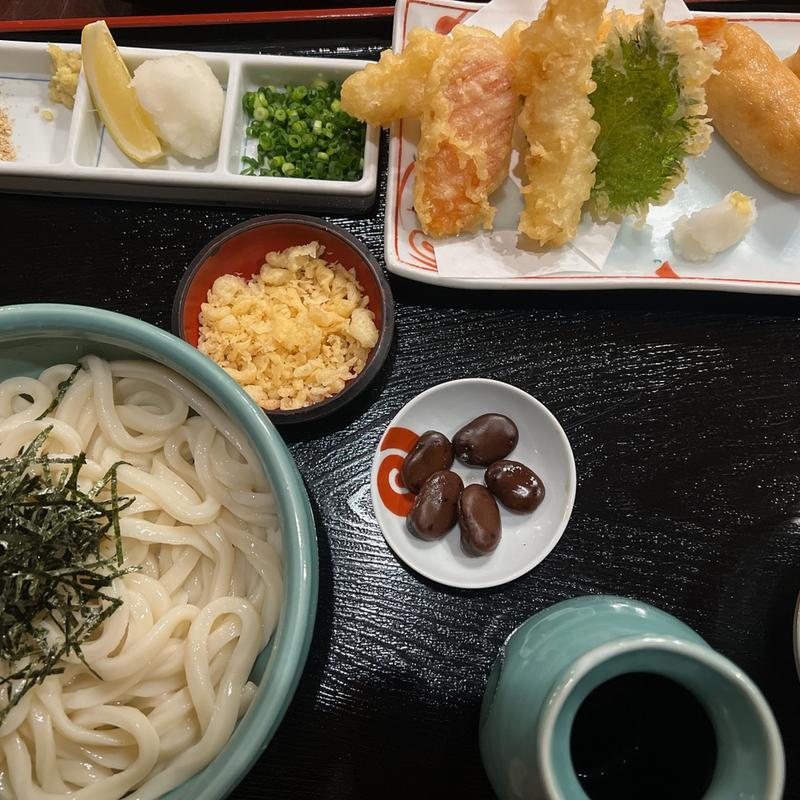 ざるぶっかけ定食(うどん本陣 山田家 本店 （やまだや）)