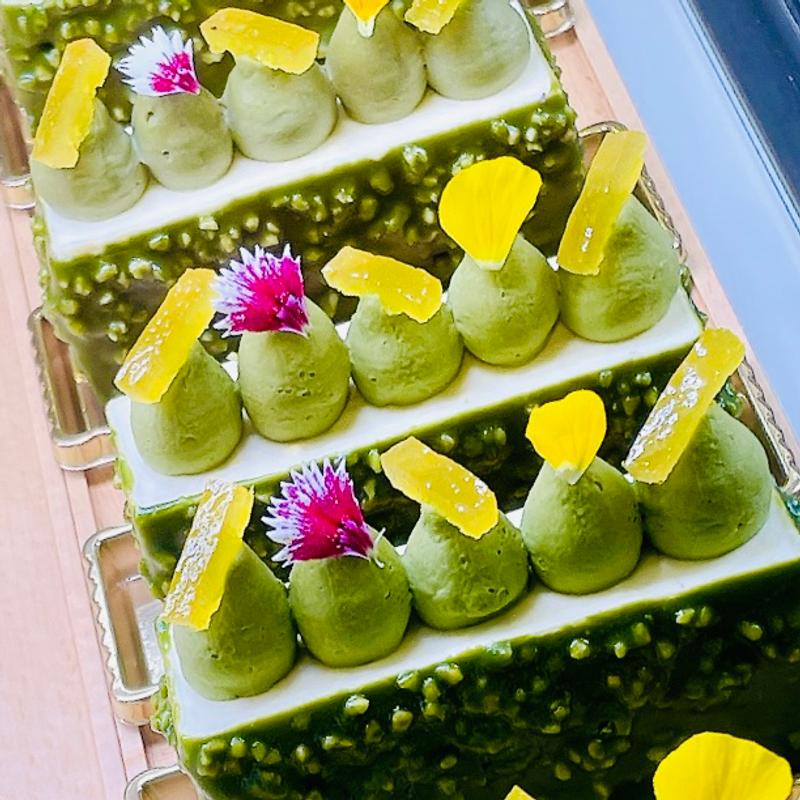 掛川抹茶と小田原レモン(きんじろうカフェ)