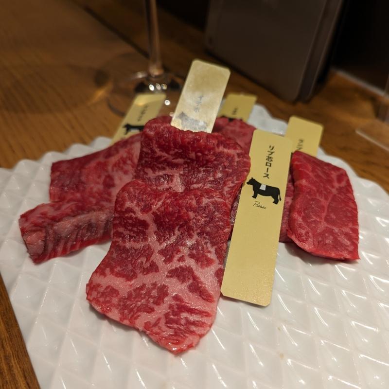 エイジングおすすめ希少部位5種盛り合わせ(熟成和牛焼肉　エイジング・ビーフ)
