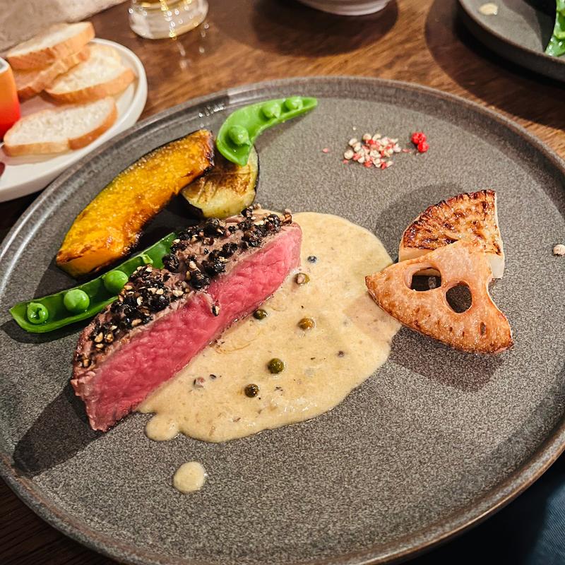 牛ヒレ肉ペッパーステーキ(RED PEPPER 表参道店)