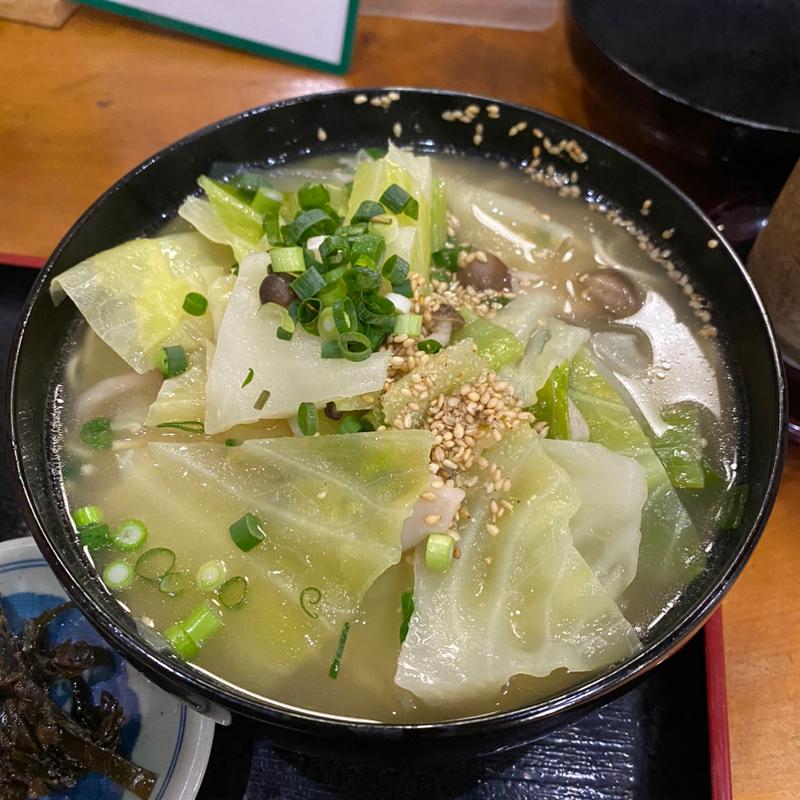 水炊きラーメン(味処 井戸端)