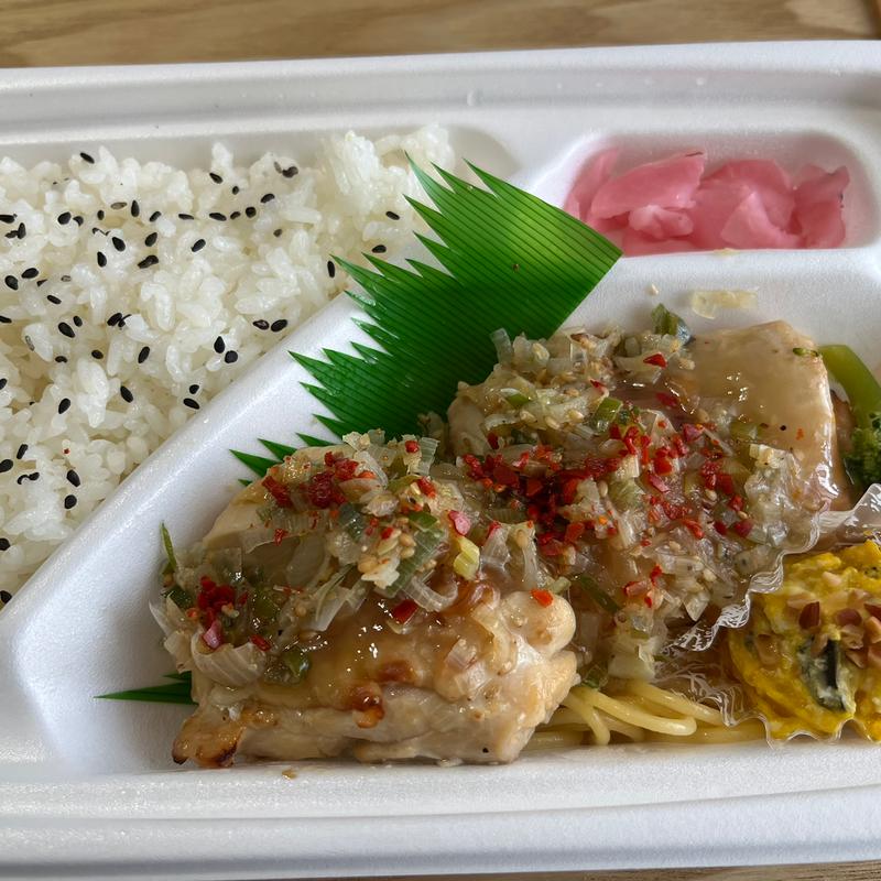 ねぎ塩チキンステーキ弁当(ファミリーマート 習志野鷺沼店)