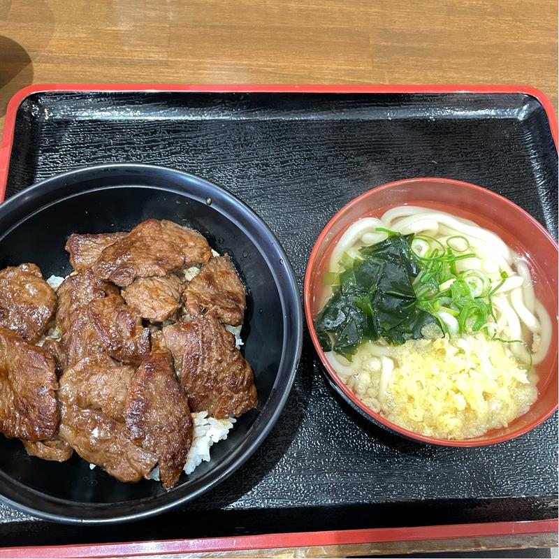 ステーキ丼単品(鳴門うどん松岡店)