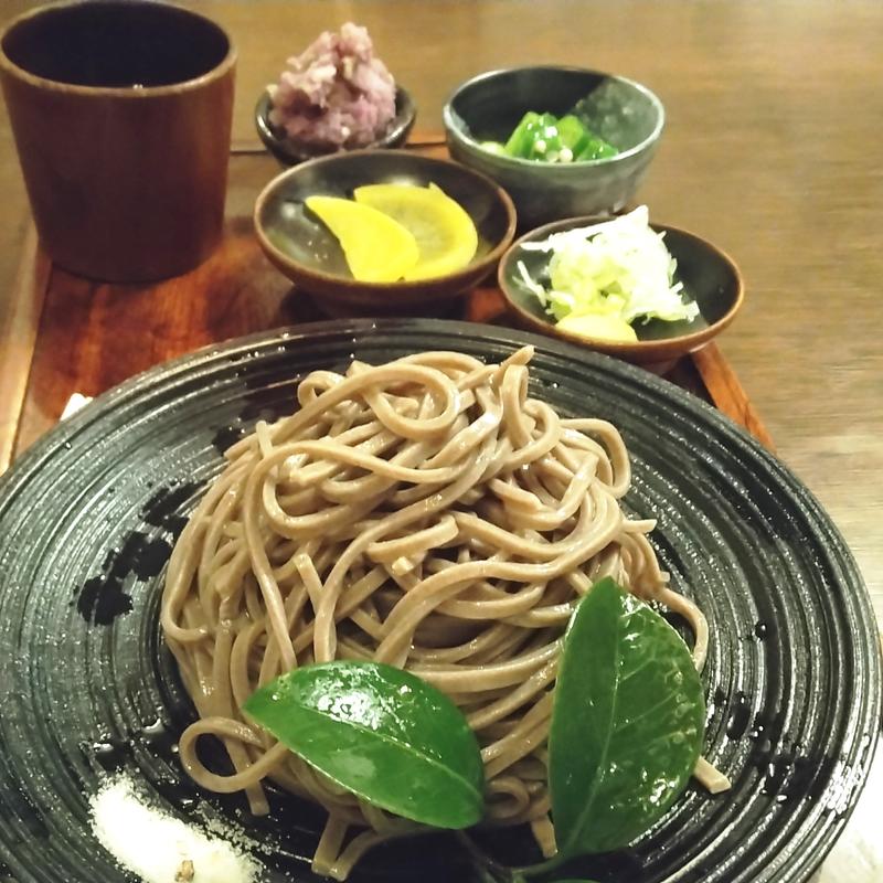辛味大根のおろしそば(手打ちそば スズメのお宿)