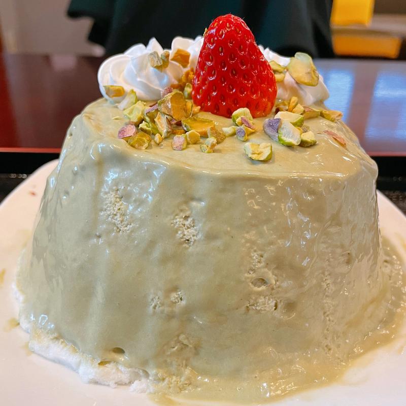 たっぷりピスタチオ(かき氷 氷連)