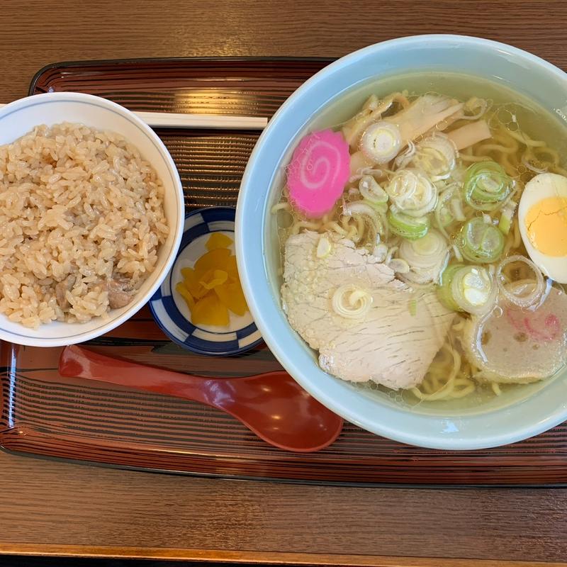 塩ラーメン(しらかば茶屋)