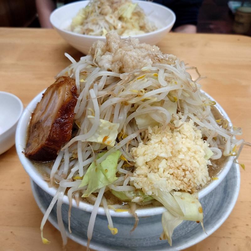 ラーメン 400g 野菜マシ(ラーメン富次郎 見和店)