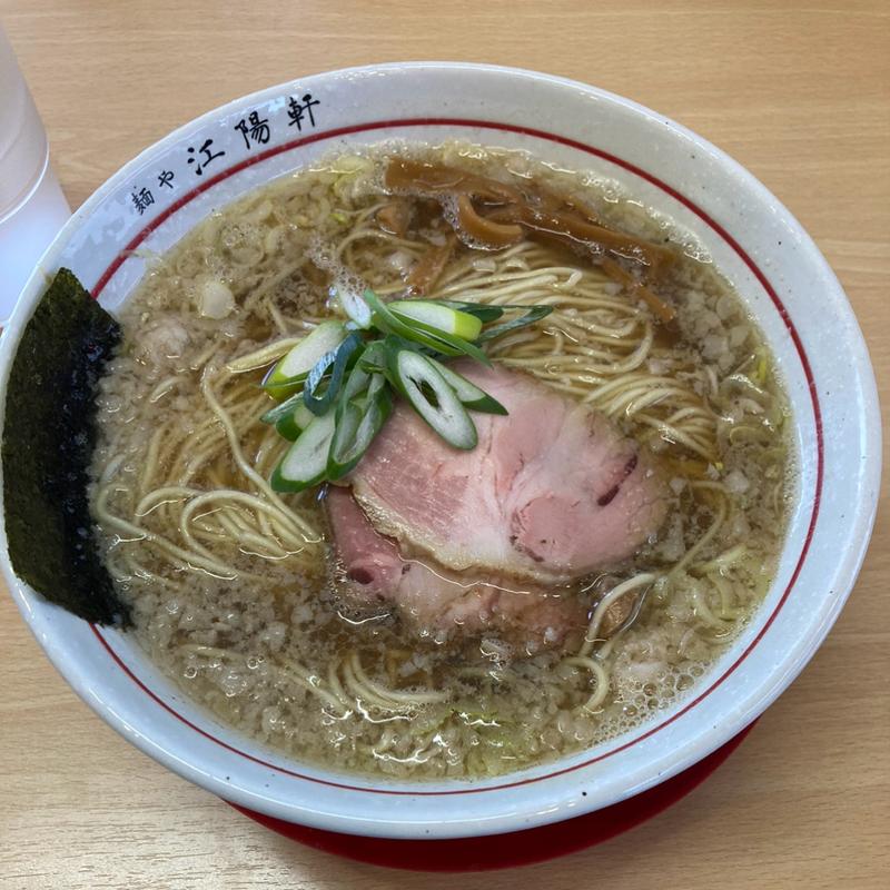 背脂そば大盛り(麺や 江陽軒)