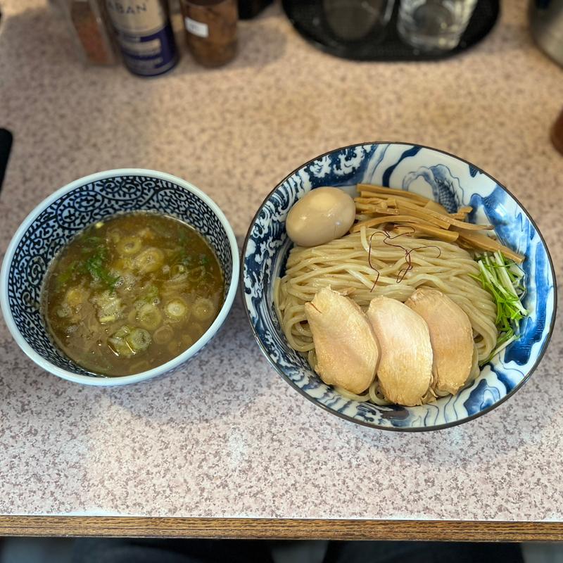 鯛白湯つけそば(麺処かつ善)