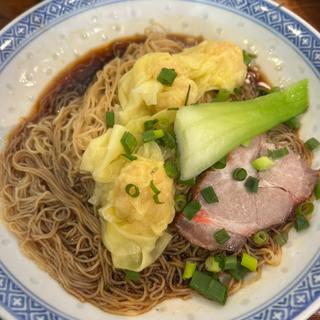 ワンタンつゆなし麺(香港麺 新記)