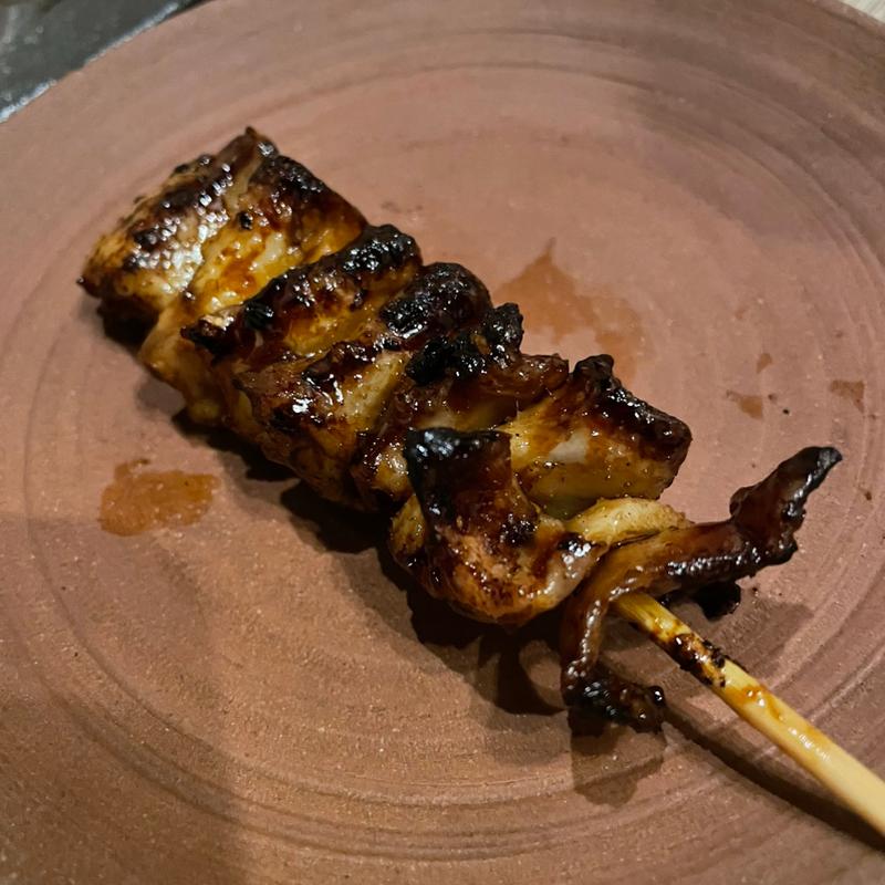 ひな皮　たれ(焼き鳥　石橋)