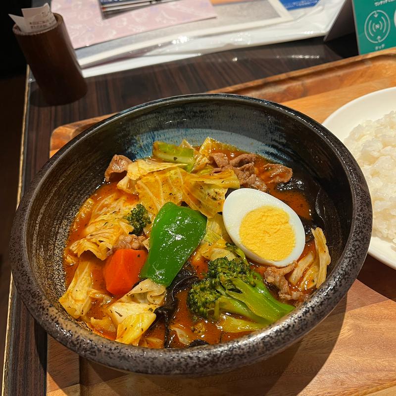 ラムと野菜のスープカレー(カレー食堂 心 さいたま新都心店)