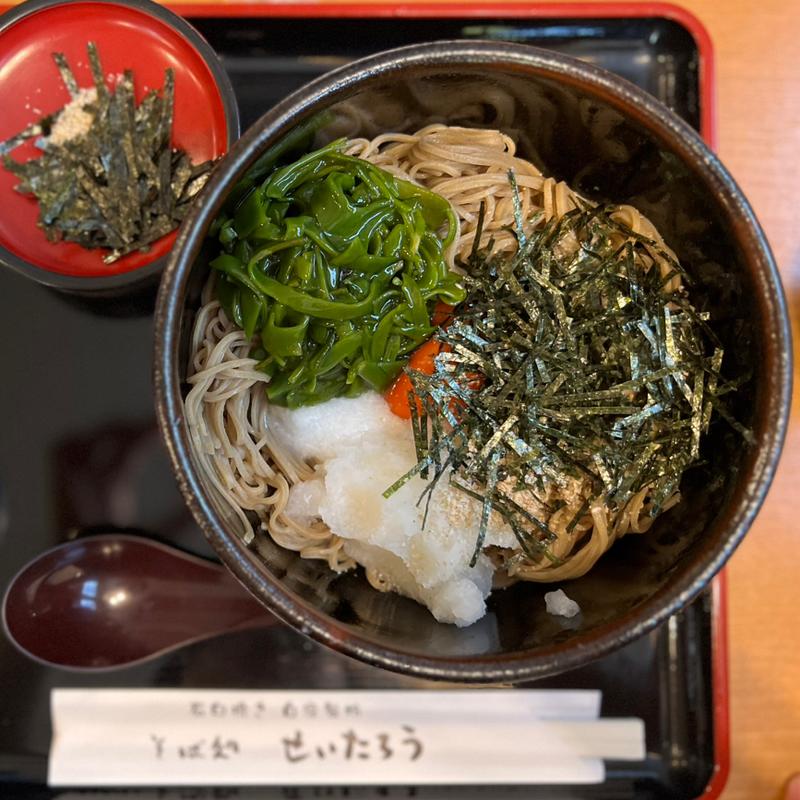 五目とろろ(手打ちそば処 せいたろう)