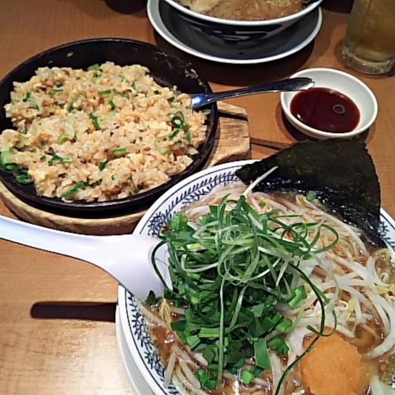 チャーハンとラーメン(丸源ラーメン)