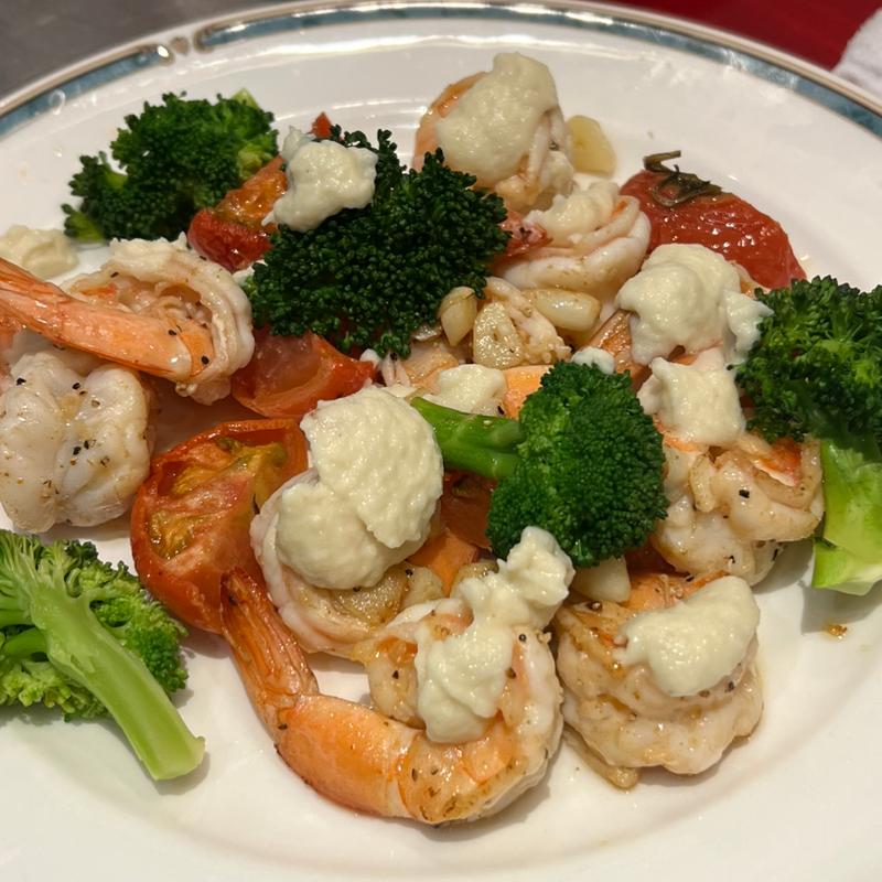 ガーリックシュリンプ(明石の魚と地元野菜と黒毛和牛 BAR OTTO)